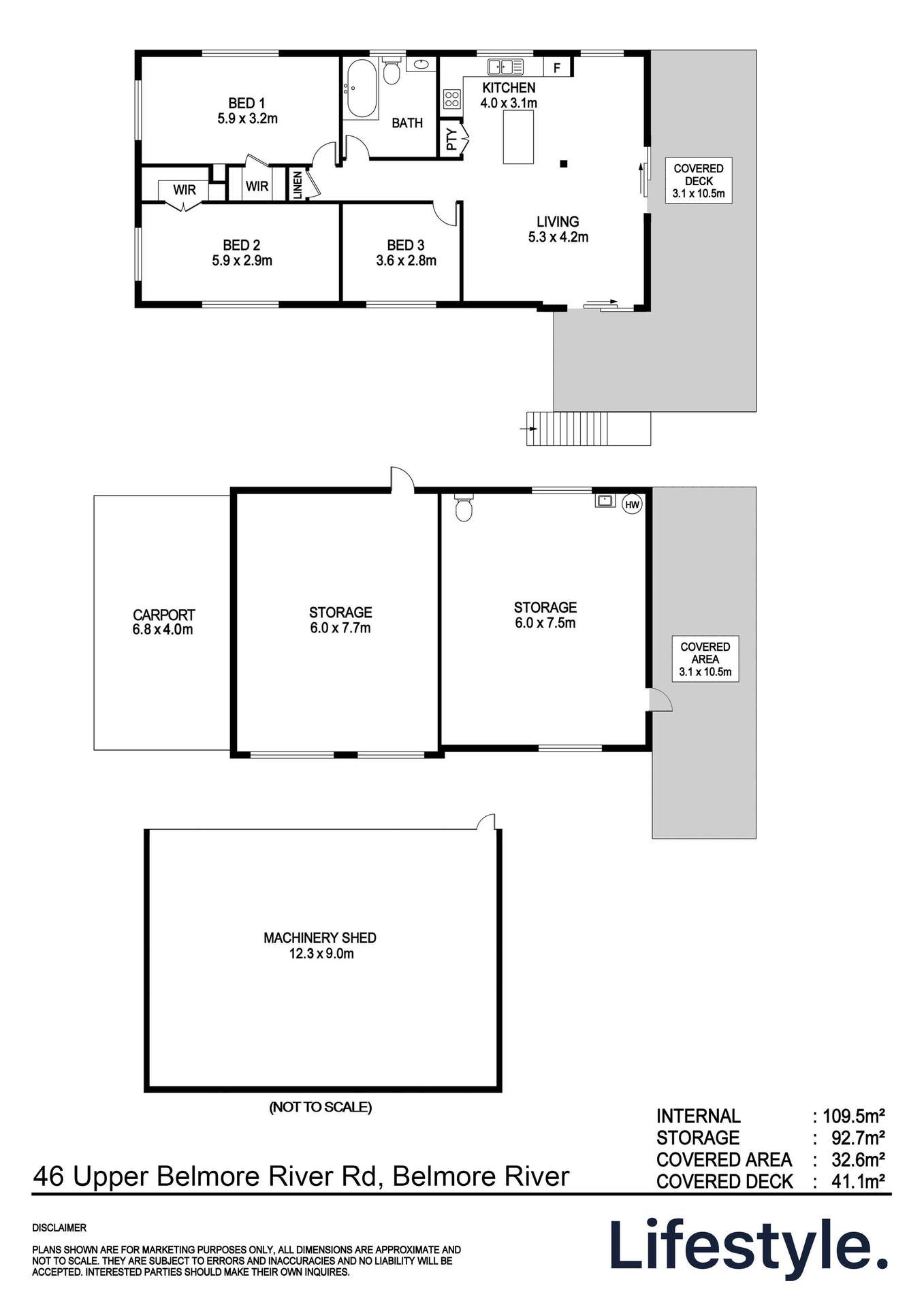 46 Upper Belmore River Road, Belmore River For Sale by Farmbuy.com - floorplan 1