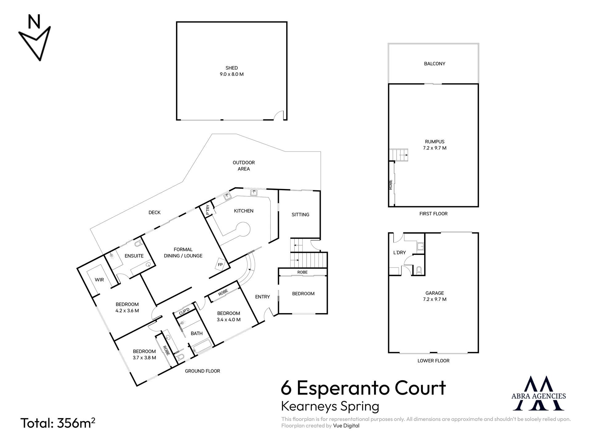 6 Esperanto Court, Kearneys Spring For Sale by Farmbuy.com - floorplan 1