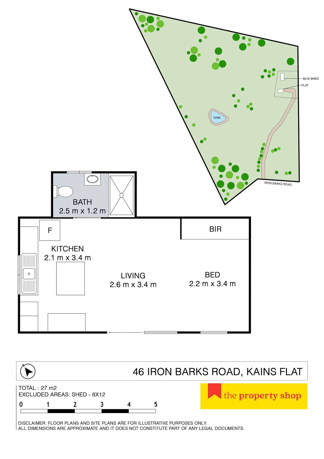 46 Iron Barks Road, Mudgee For Sale by Farmbuy.com - floorplan 1