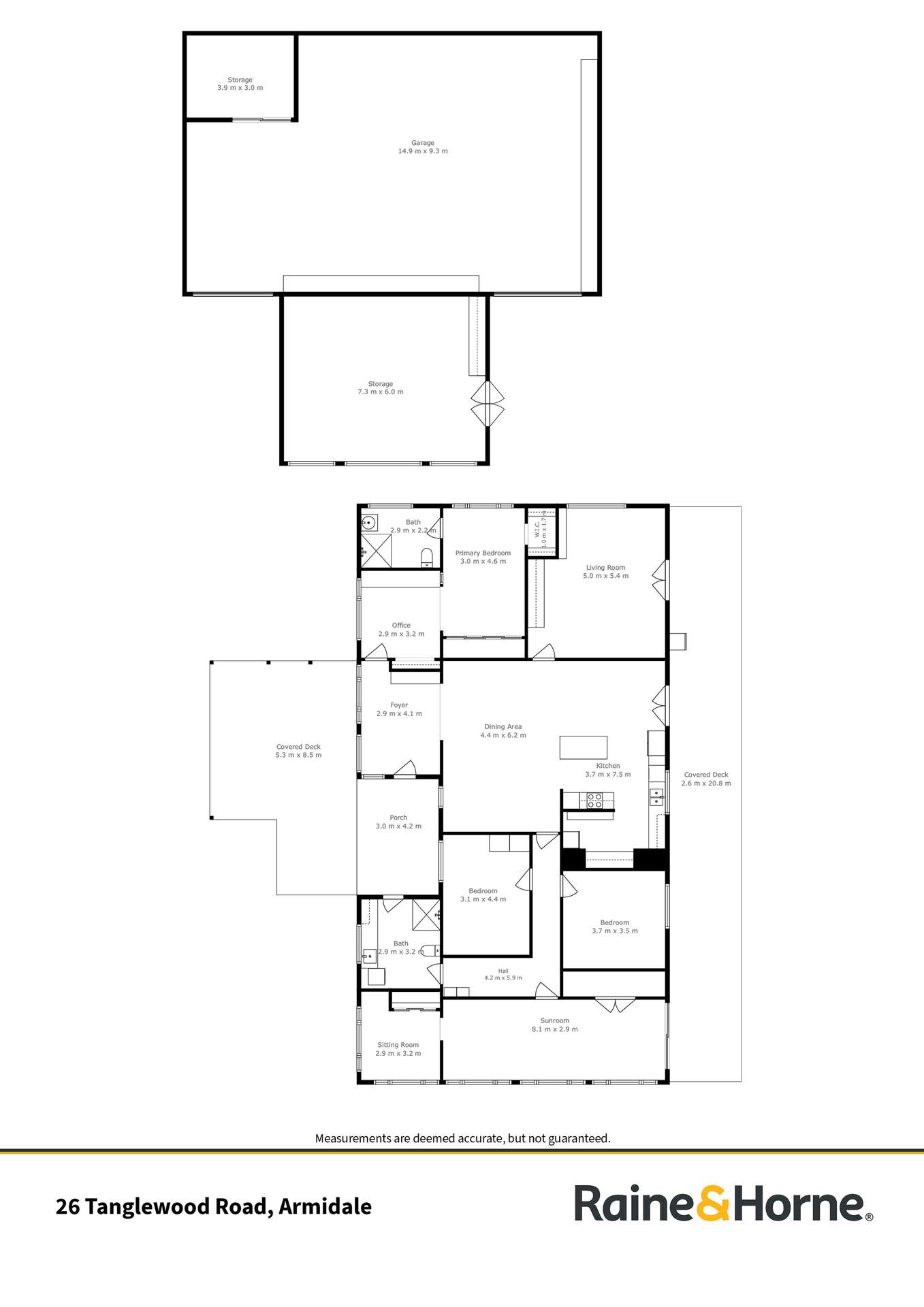 26 Tanglewood Road, Armidale For Sale by Farmbuy.com - floorplan 1