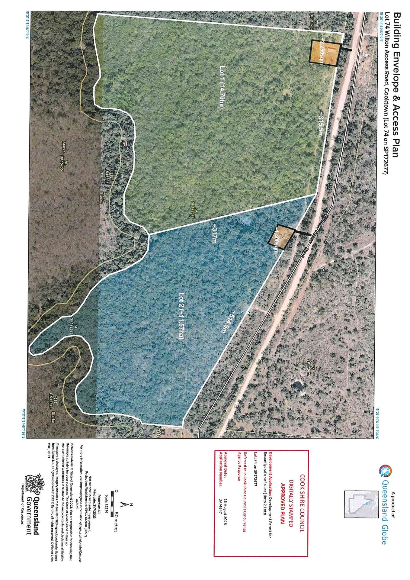 67 Wilton Access Road, Cooktown For Sale by Farmbuy.com - floorplan 1
