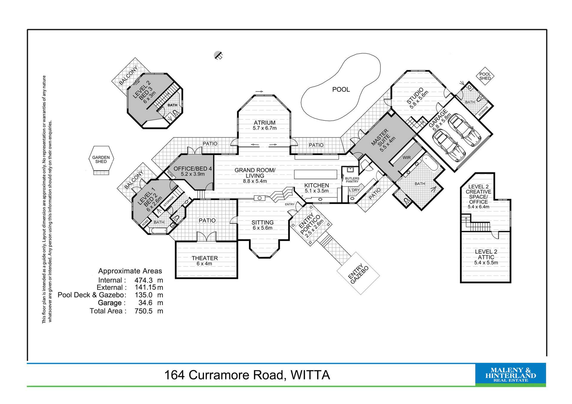 164 Curramore Road, Witta For Sale by Farmbuy.com - floorplan 1