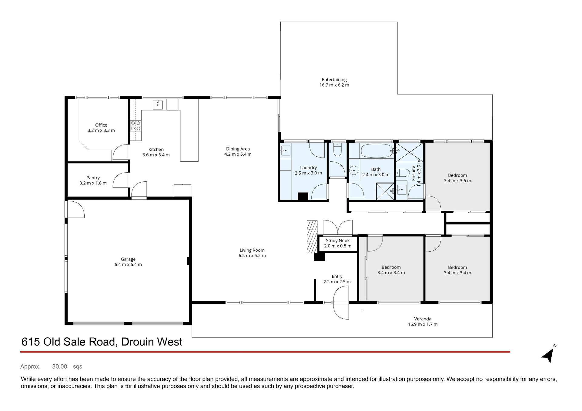 615 Old Sale Road, Drouin West For Sale by Farmbuy.com - floorplan 1