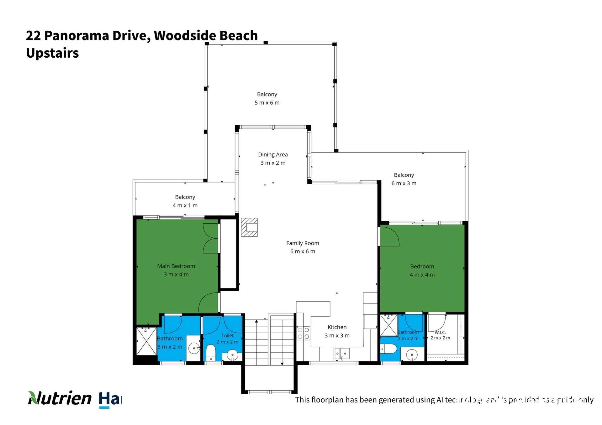 22 Panorama Drive, Woodside Beach For Sale by Farmbuy.com - floorplan 2