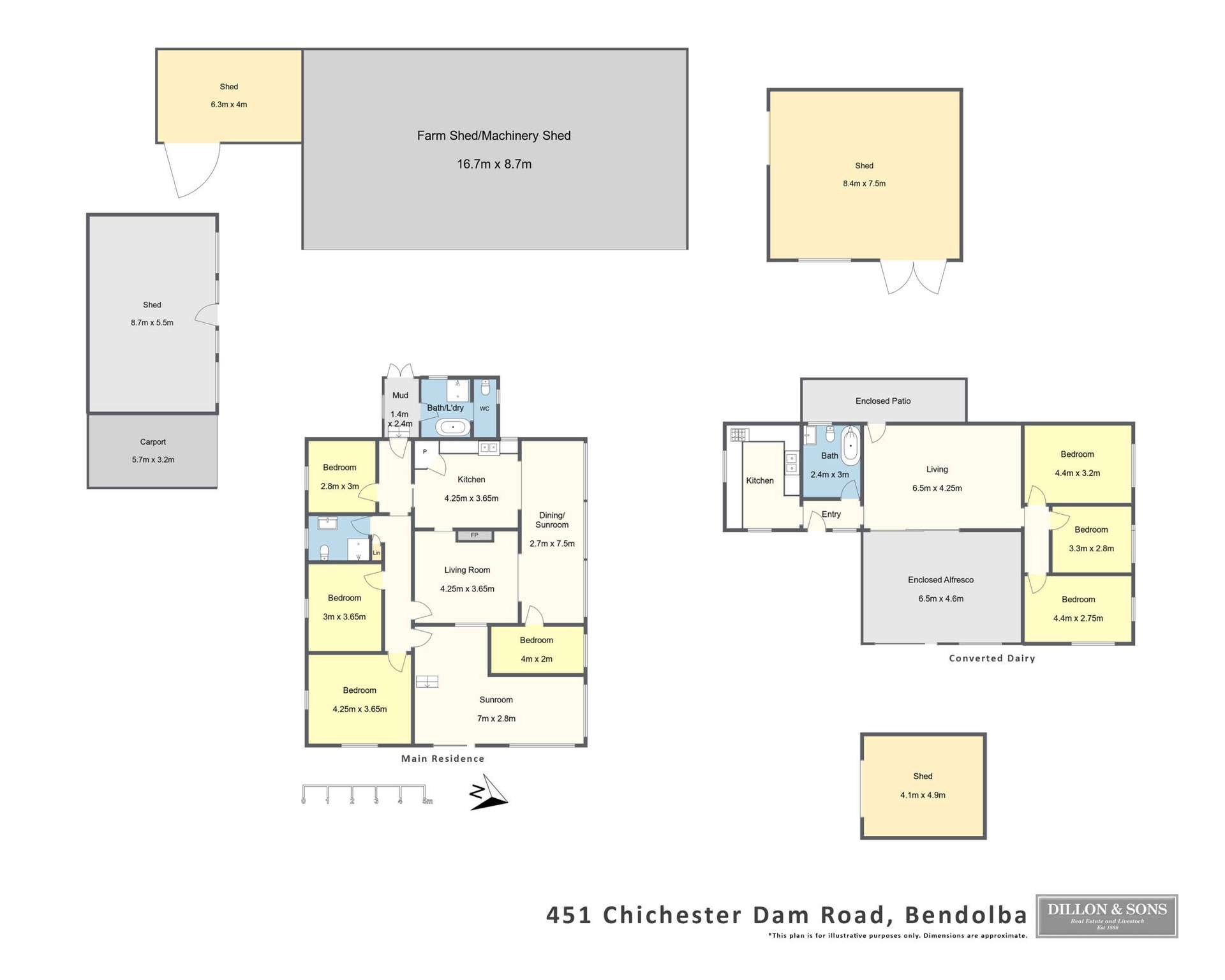 451 Chichester Dam Road, Dungog Auction by Farmbuy.com - floorplan 1