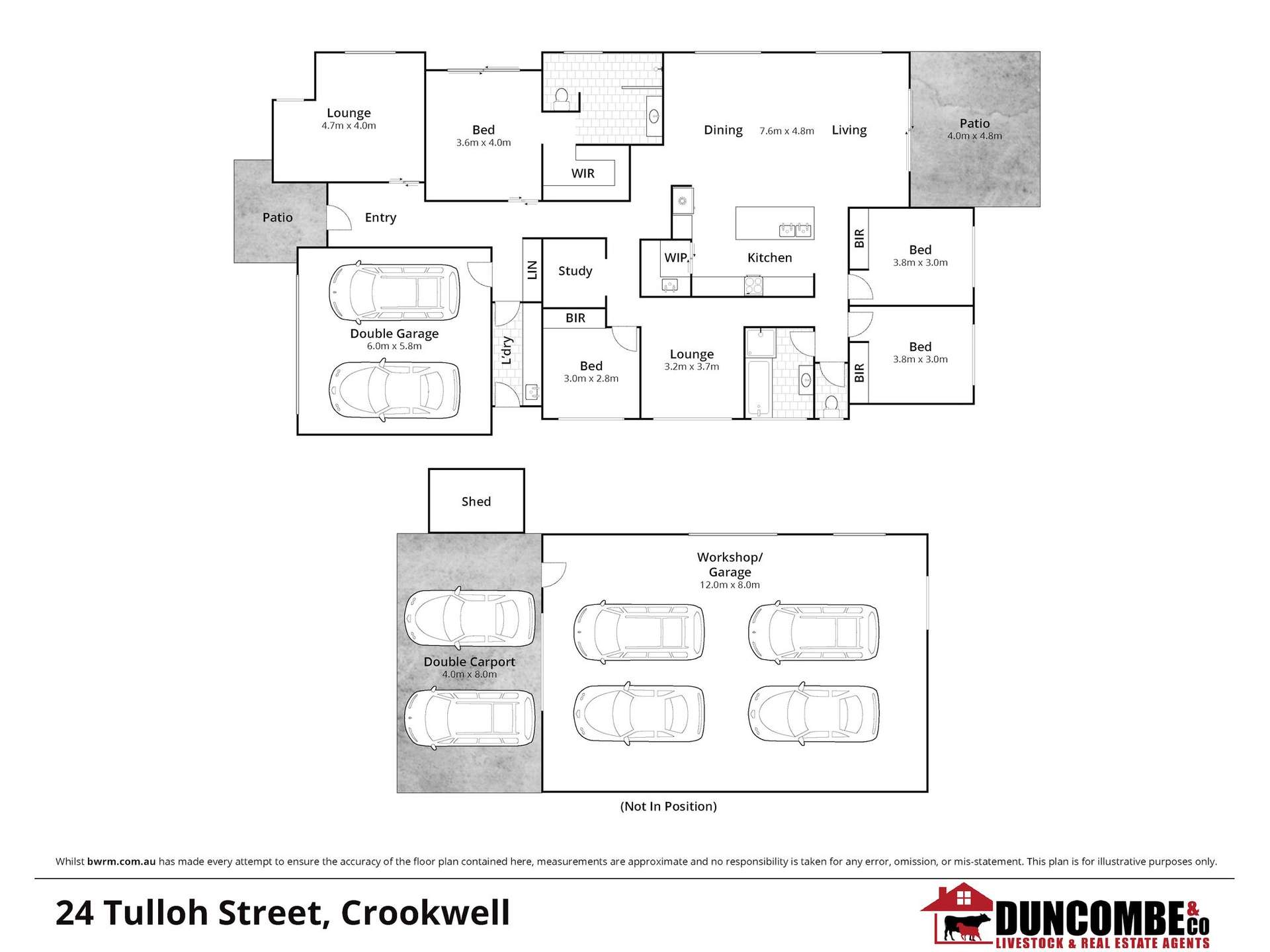 24 Tulloh Street, Crookwell For Sale by Farmbuy.com - floorplan 1