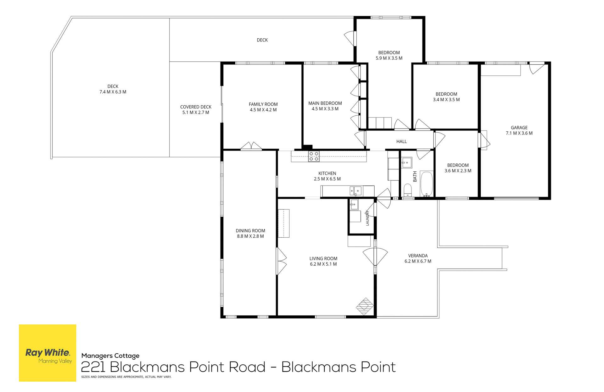 'Ricardoes Tomatoes' 221 Blackmans Point Road, Blackmans Point For Sale by Farmbuy.com - floorplan 2
