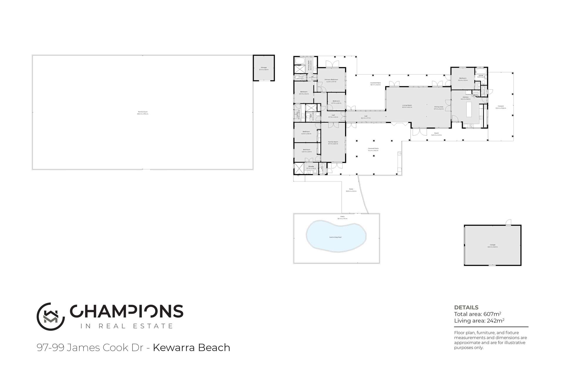 97-99 James Cook Drive, Kewarra Beach For Sale by Farmbuy.com - floorplan 1