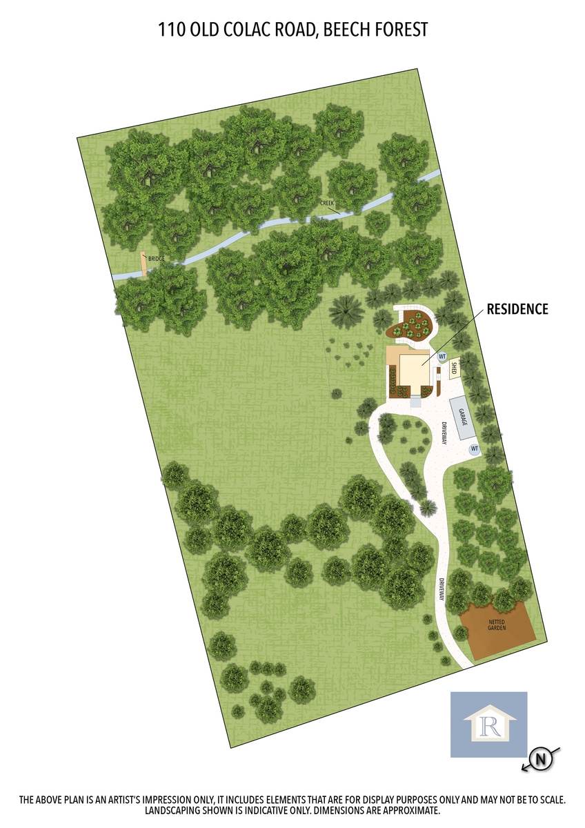 110 Old Colac Road, Beech Forest For Sale by Farmbuy.com - floorplan 1