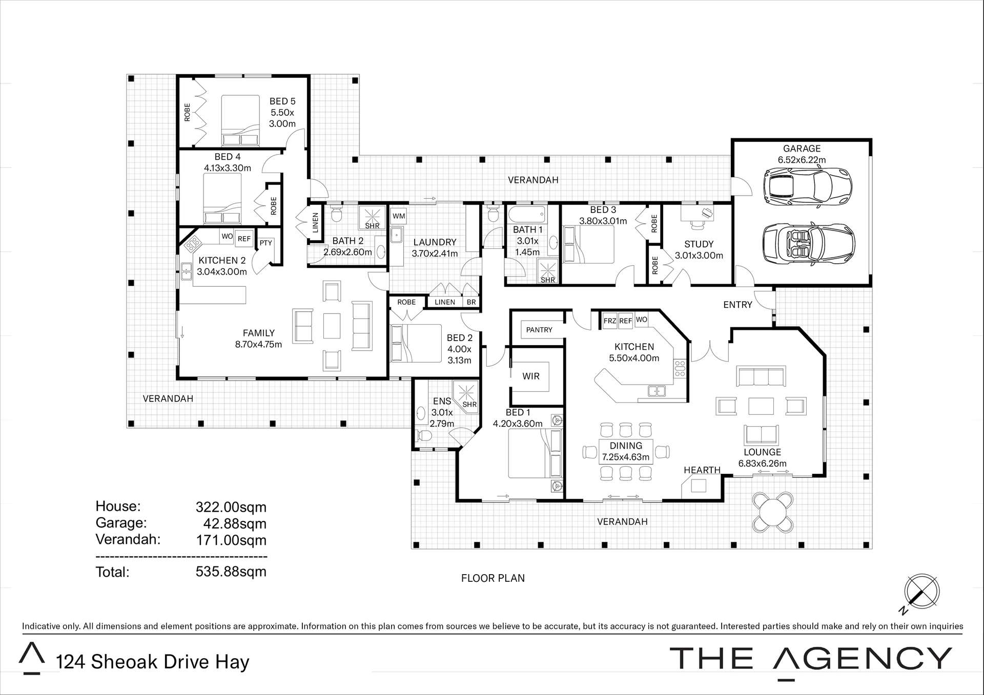 124 Sheoak Drive, Hay For Sale by Farmbuy.com - floorplan 1