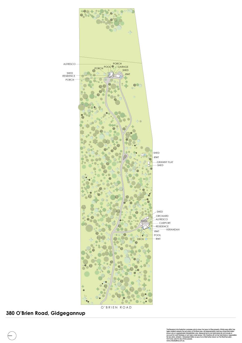 380 O'Brien Road, Gidgegannup For Sale by Farmbuy.com - floorplan 2
