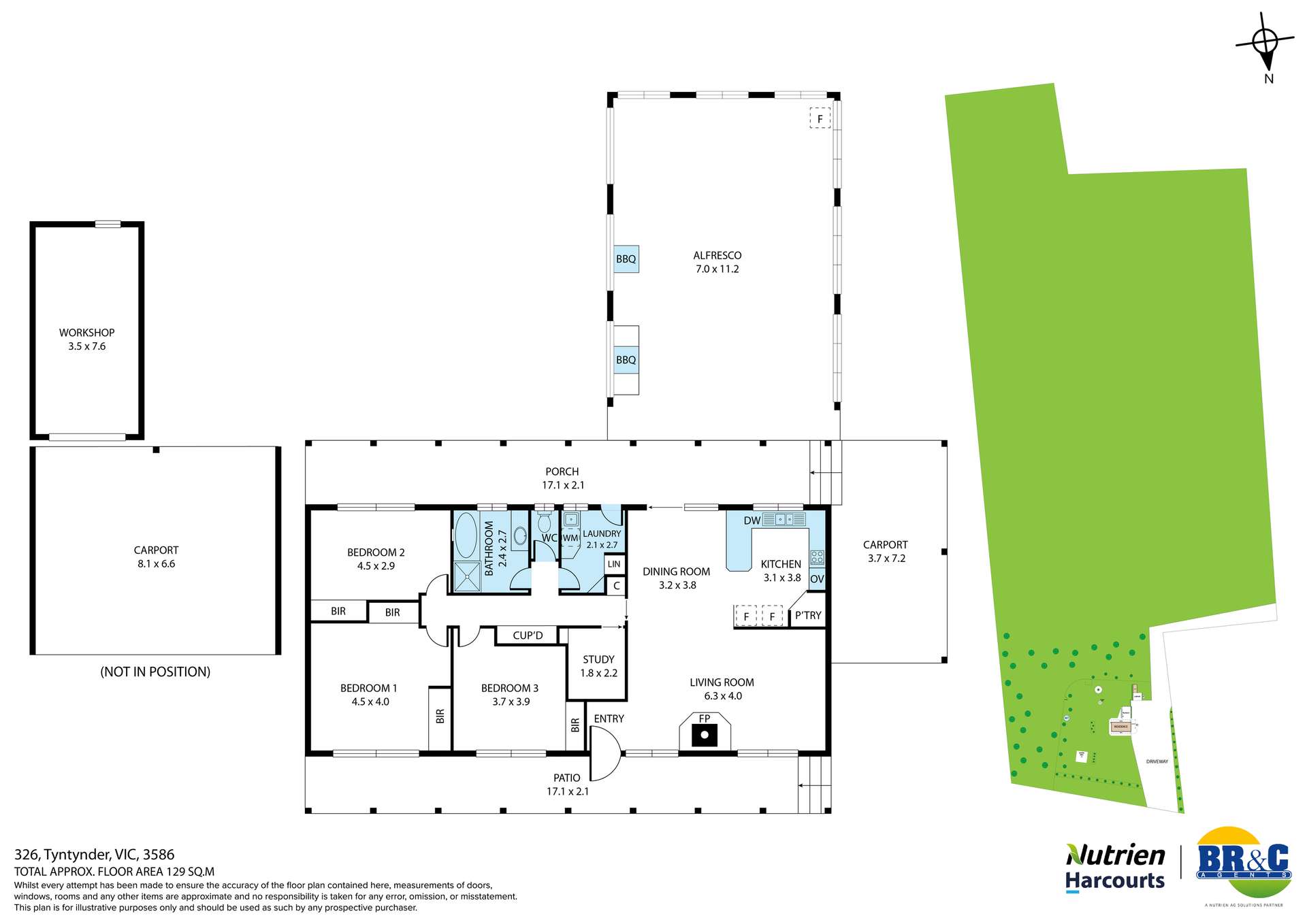 326 Tyntynder Central Road, Tyntynder For Sale by Farmbuy.com - floorplan 1