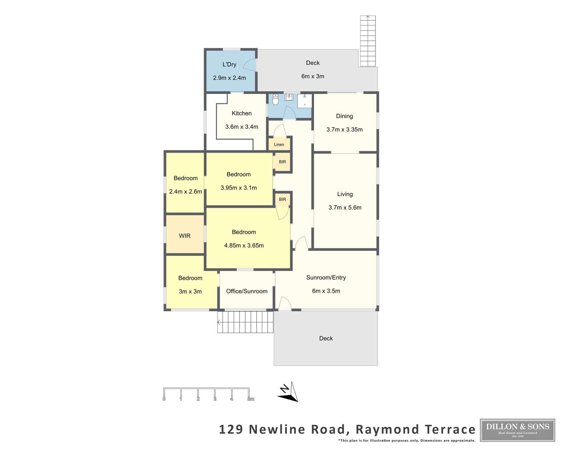 129 Newline Road, Raymond Terrace Auction by Farmbuy.com - floorplan 1