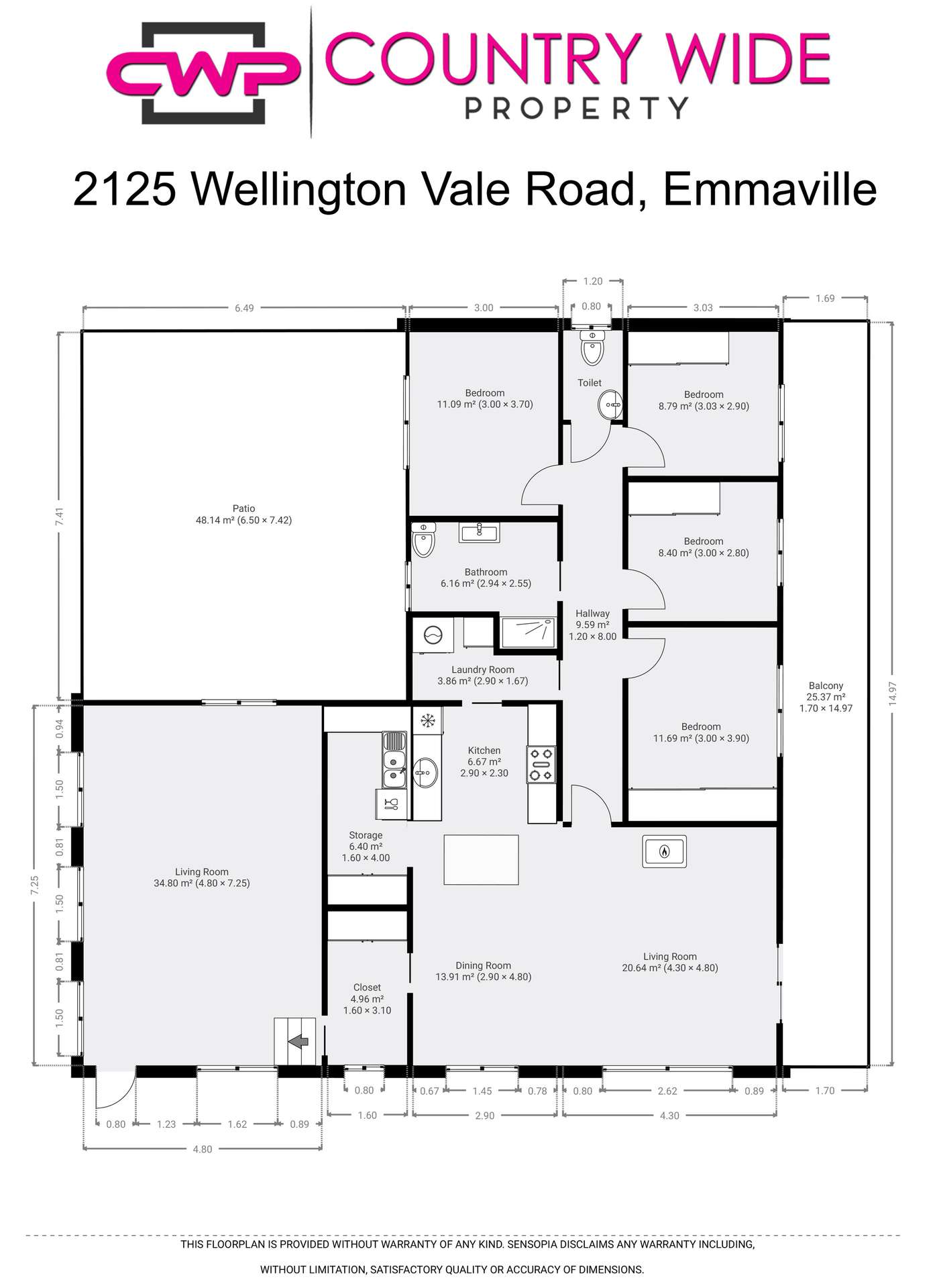 2125 Wellington Vale Road, Emmaville For Sale by Farmbuy.com - floorplan 1