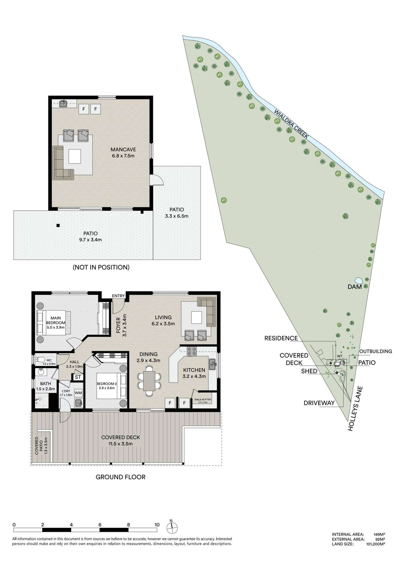125 Holleys Lane, Gulgong Auction by Farmbuy.com - floorplan 1