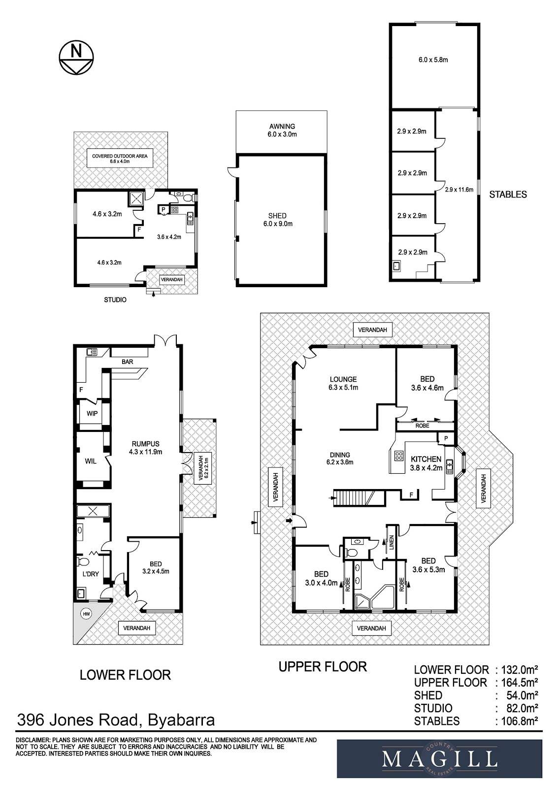 396 Jones Road, Byabarra For Sale by Farmbuy.com - floorplan 1