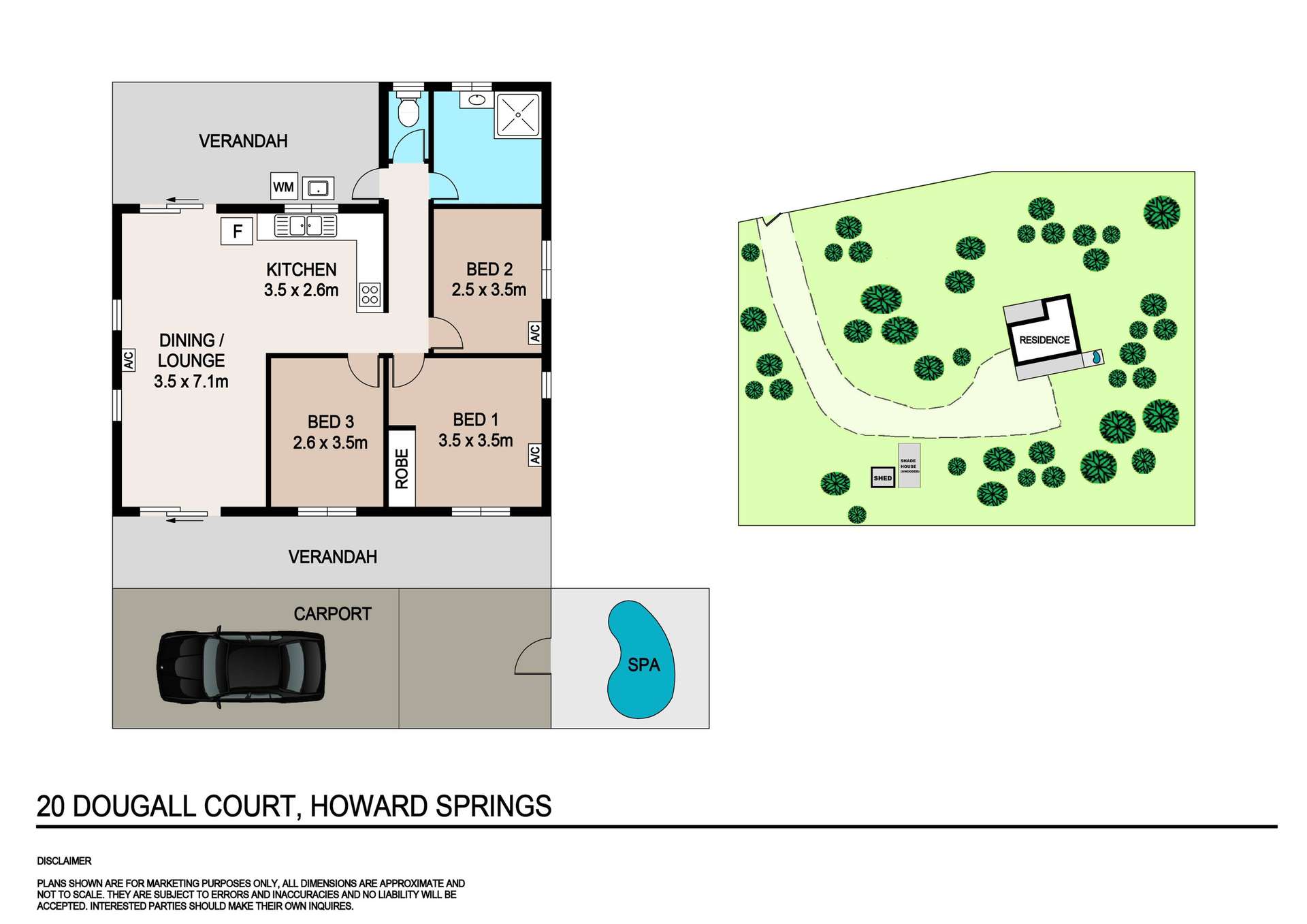 20 Dougall Court, Howard Springs For Sale by Farmbuy.com - floorplan 1