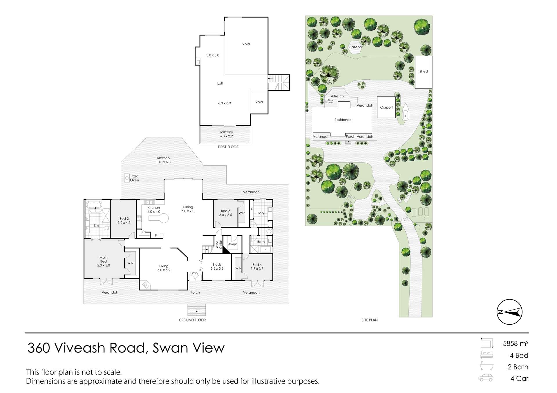 360 Viveash Road, Swan View For Sale by Farmbuy.com - floorplan 1
