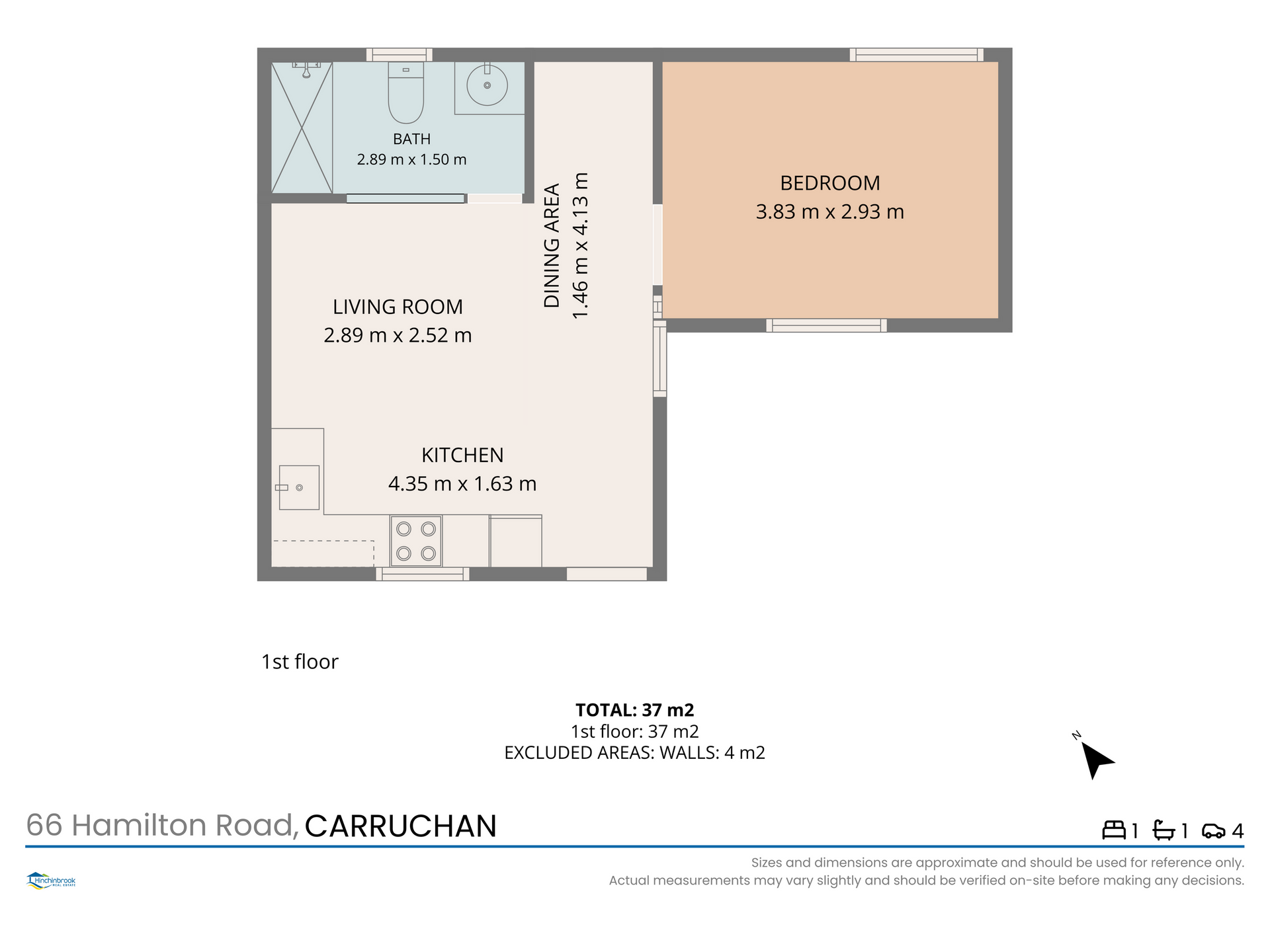 66 Hamilton Road, Cardwell For Sale by Farmbuy.com - floorplan 1