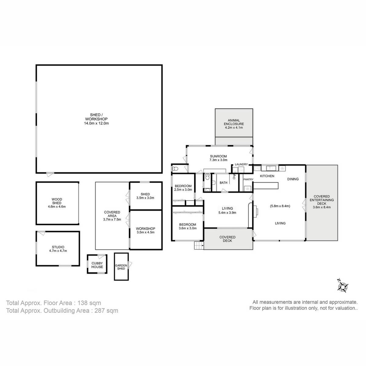 50 Wisbys Road, North Bruny For Sale by Farmbuy.com - floorplan 1