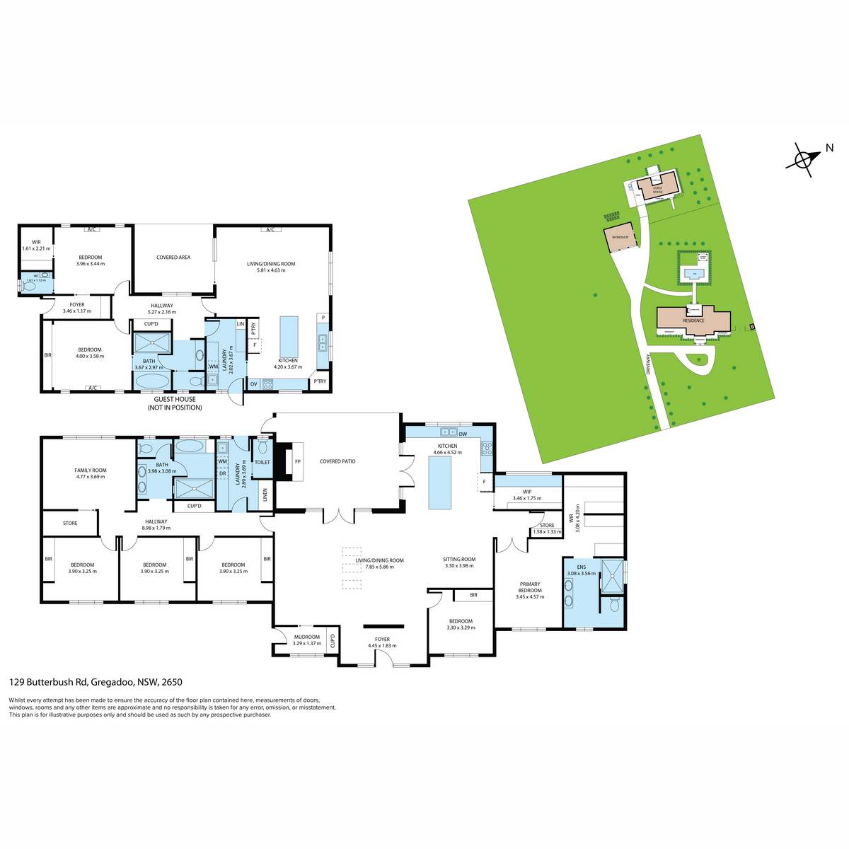 129 Butterbush Road, Gregadoo For Sale by Farmbuy.com - floorplan 1