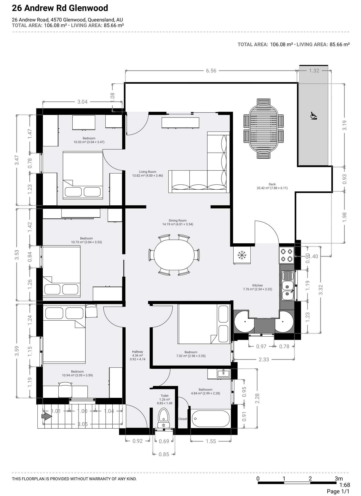 26 Andrew Road, Glenwood For Sale by Farmbuy.com - floorplan 1