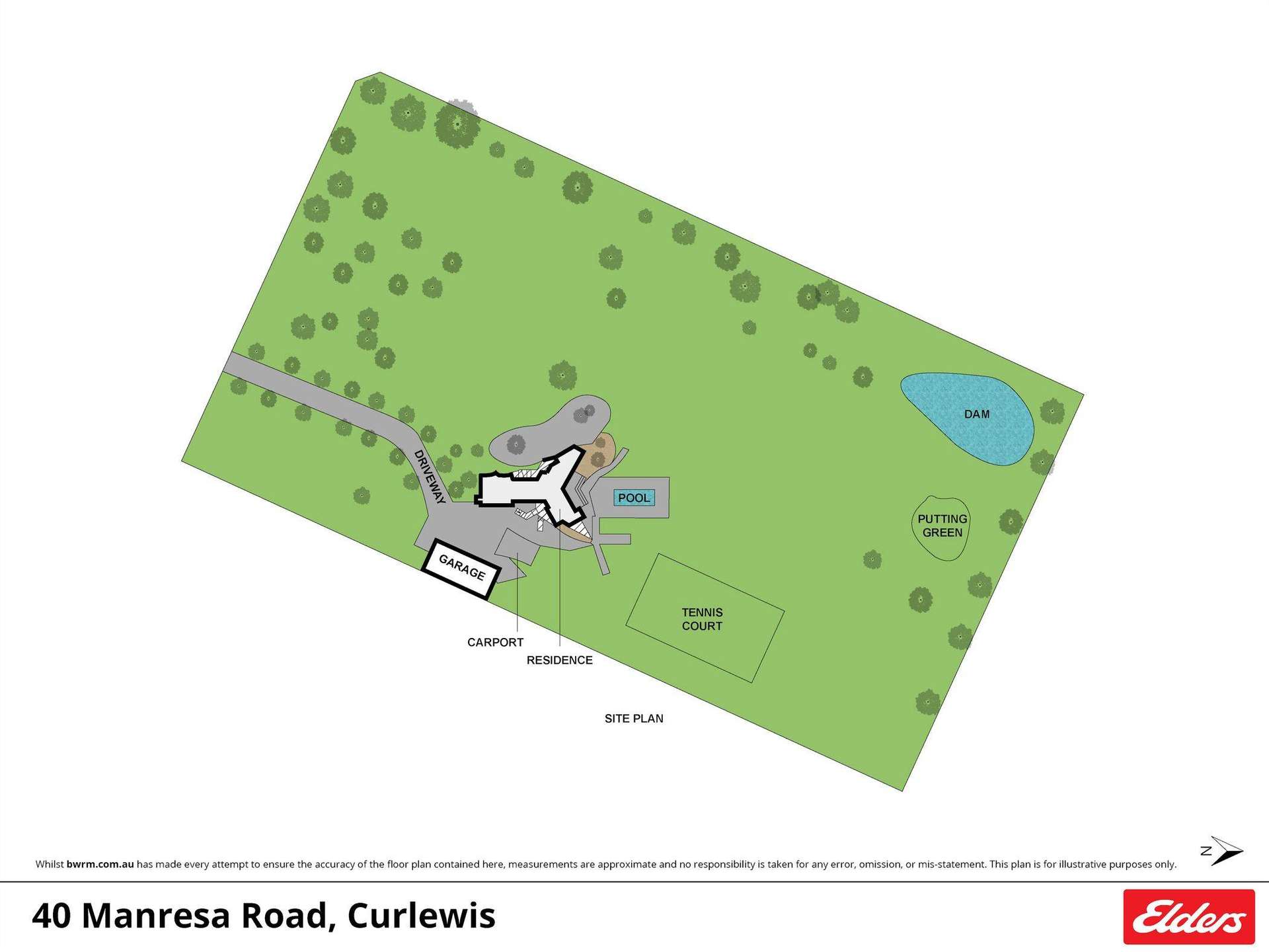40 Manresa Road, Curlewis For Sale by Farmbuy.com - floorplan 2