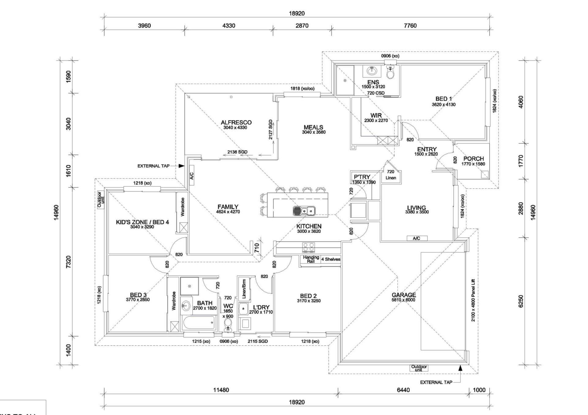 3 Hanlon Court, Laidley Heights For Sale by Farmbuy.com - floorplan 1
