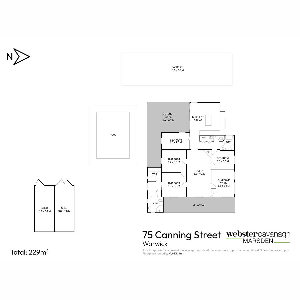 75 Canning Street, Warwick For Sale by Farmbuy.com - floorplan 1