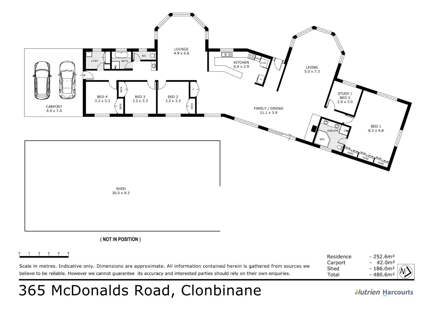 365 McDonalds Road, Clonbinane For Sale by Farmbuy.com - floorplan 1