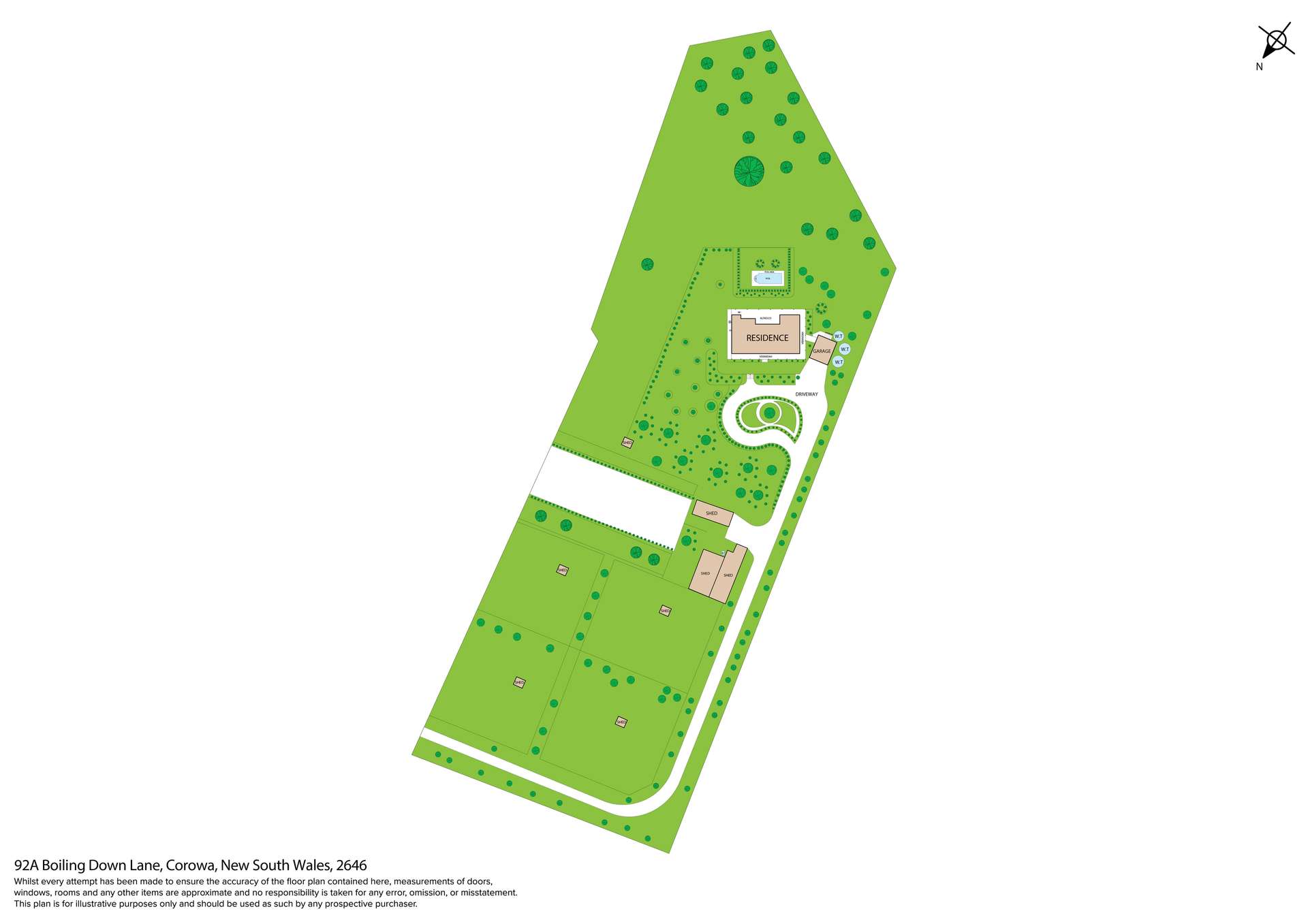 92A Boiling Down Lane, Corowa For Sale by Farmbuy.com - floorplan 2
