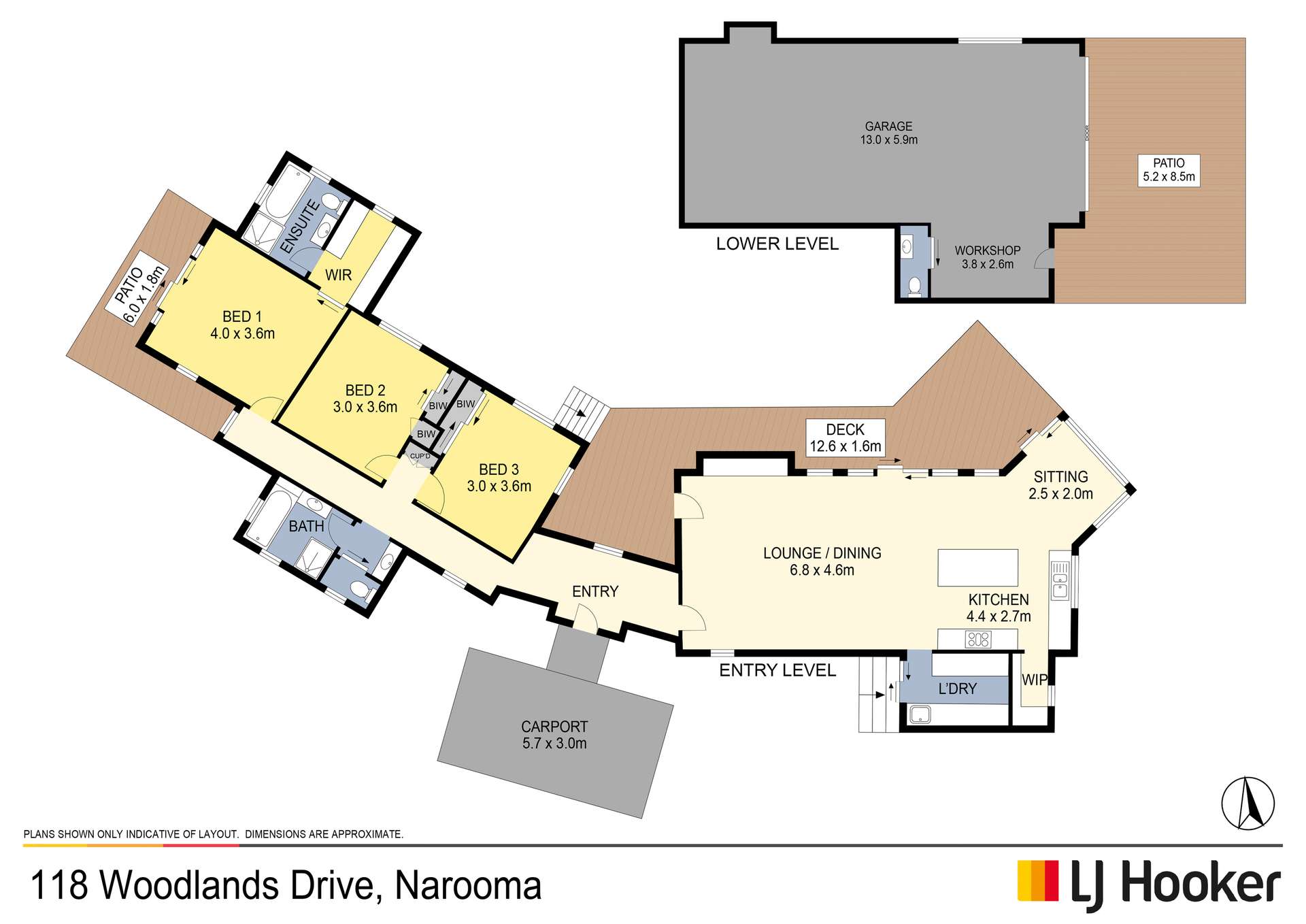 118 Woodlands Drive, Narooma For Sale by Farmbuy.com - floorplan 1