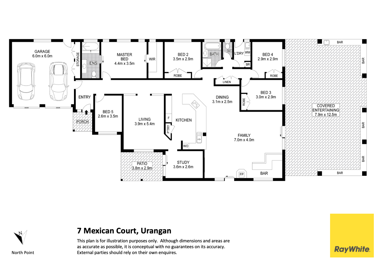 7 Mexican Court, Urangan For Sale by Farmbuy.com - floorplan 1
