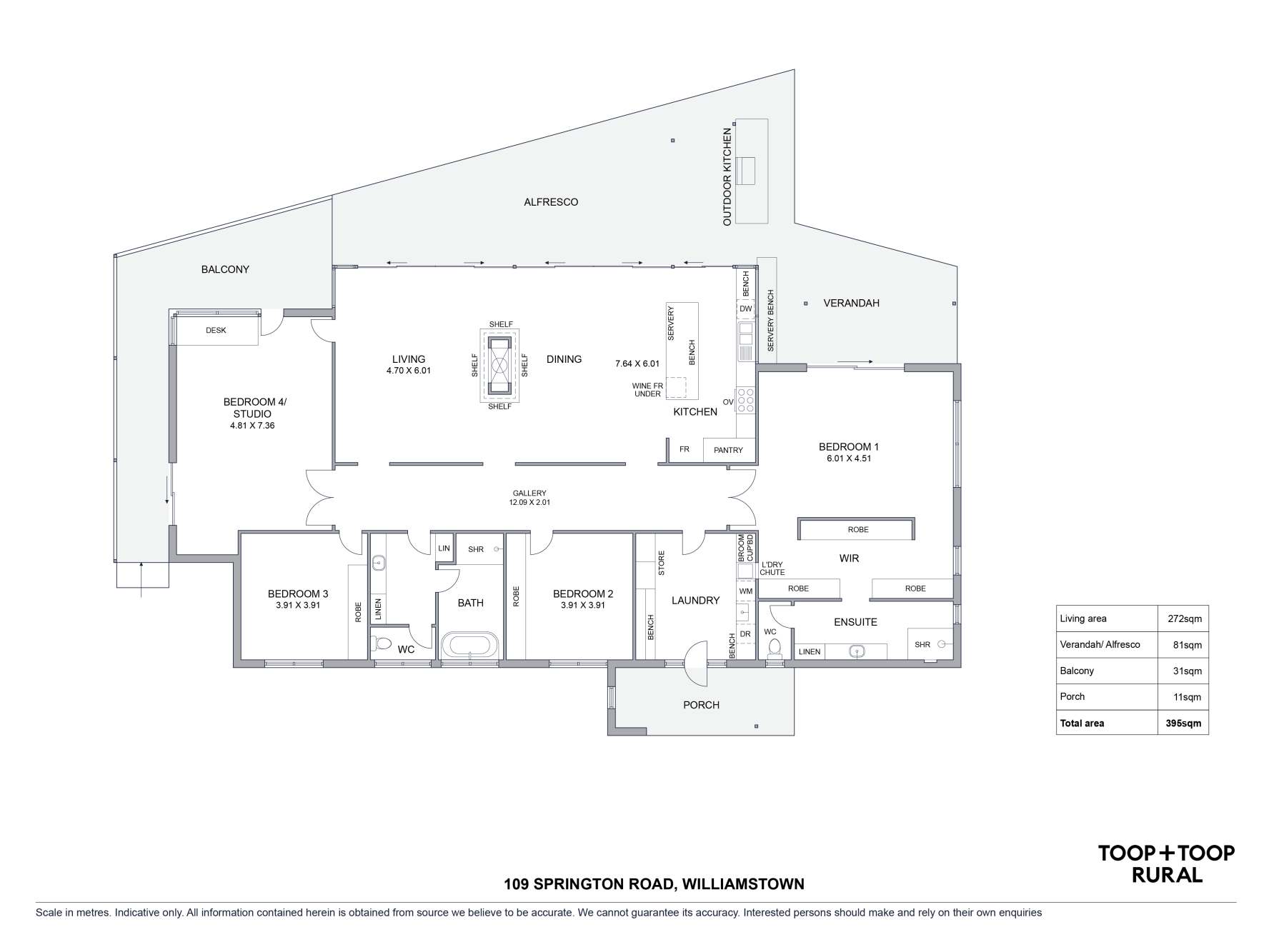109 Springton Road, Williamstown For Sale by Farmbuy.com - floorplan 1