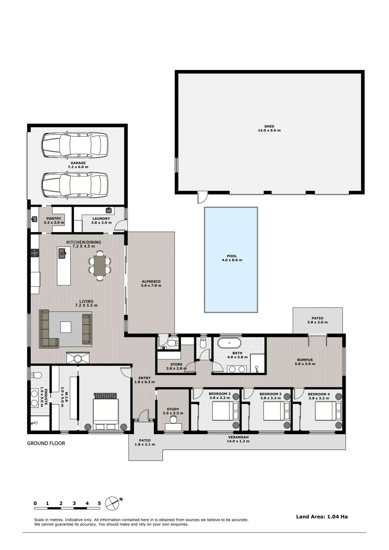62 Burgess Lane, Tamworth For Sale by Farmbuy.com - floorplan 2