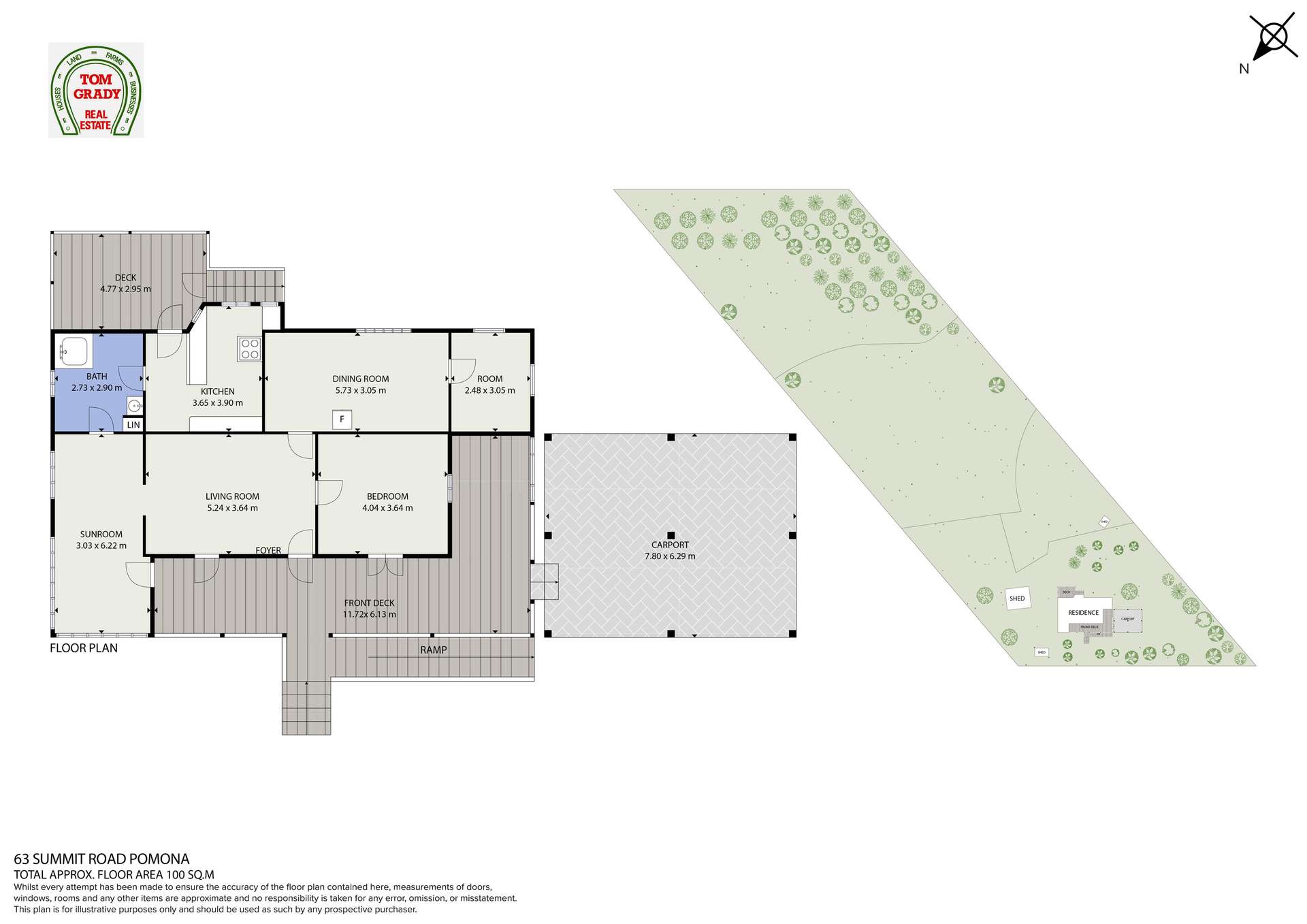 63 Summit Road, Pomona For Sale by Farmbuy.com - floorplan 1