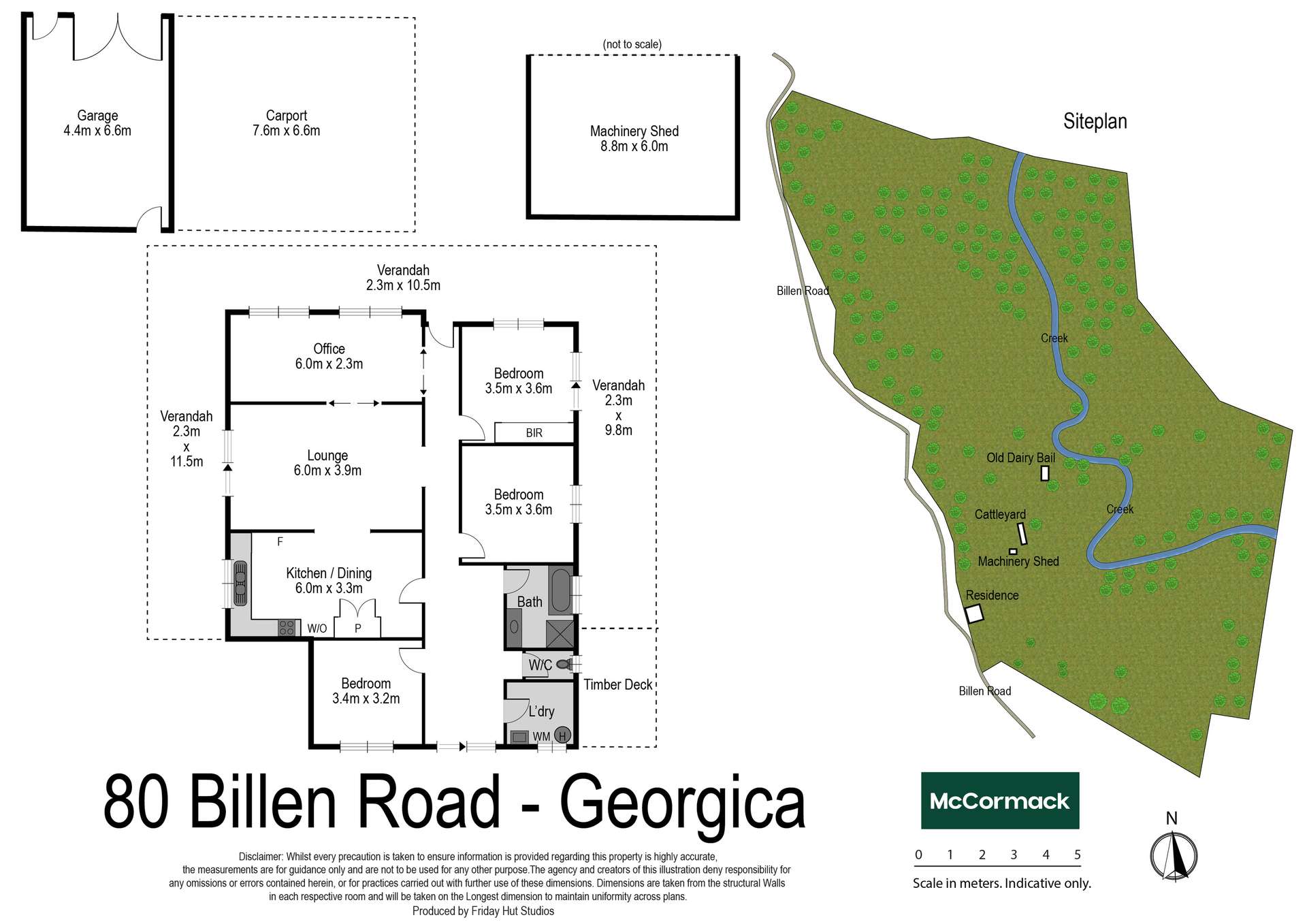80 Billen Road, Georgica For Sale by Farmbuy.com - floorplan 1