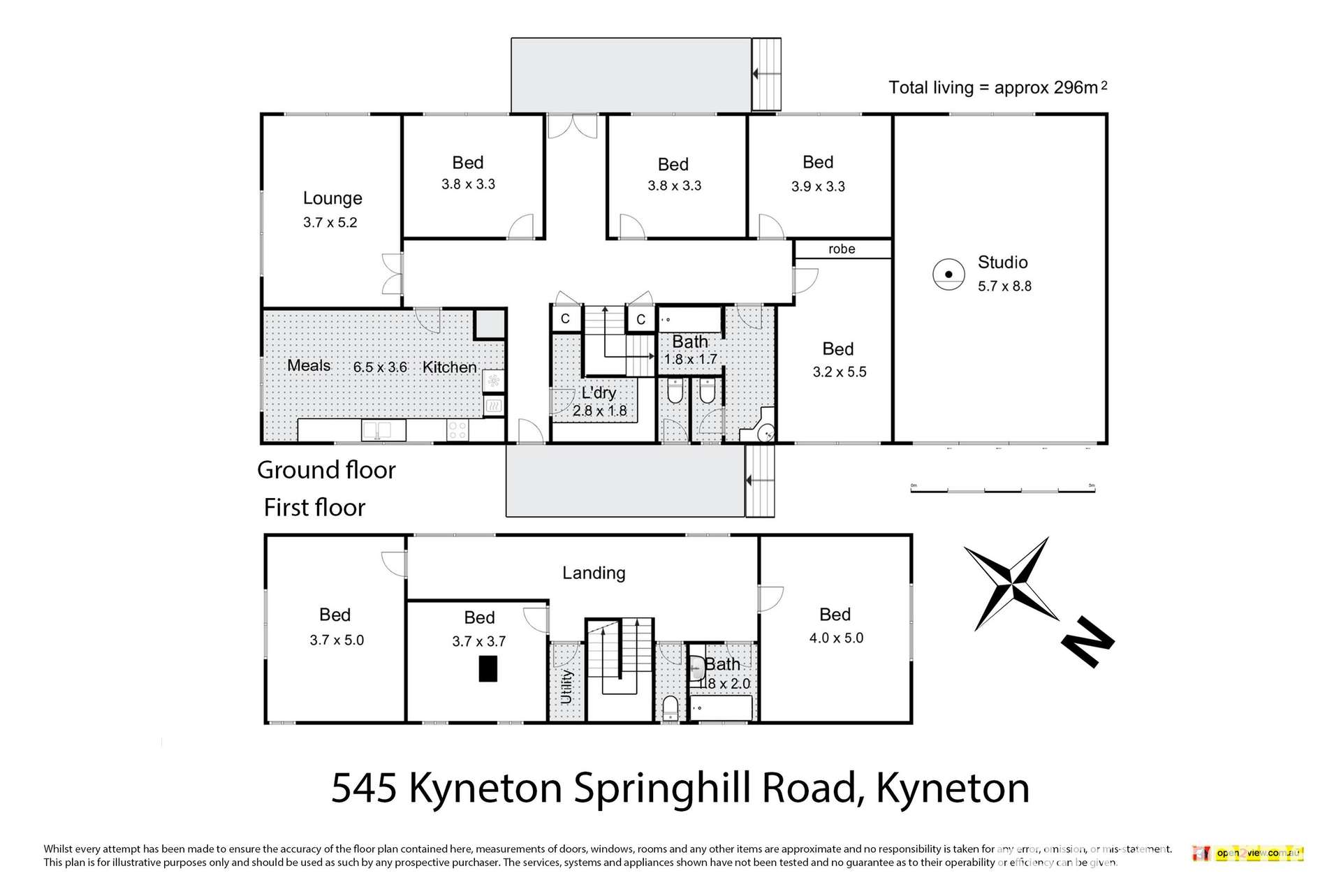 545 Kyneton Springhill Road, Kyneton South For Sale by Farmbuy.com - floorplan 1