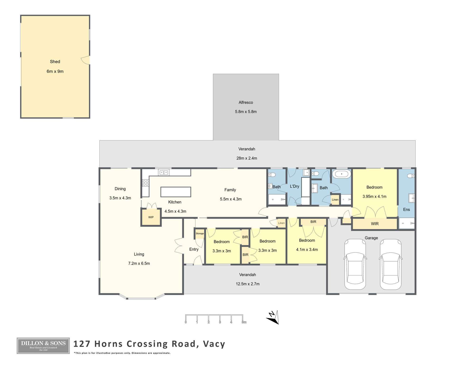 127 Horns Crossing Road, Vacy For Sale by Farmbuy.com - floorplan 1