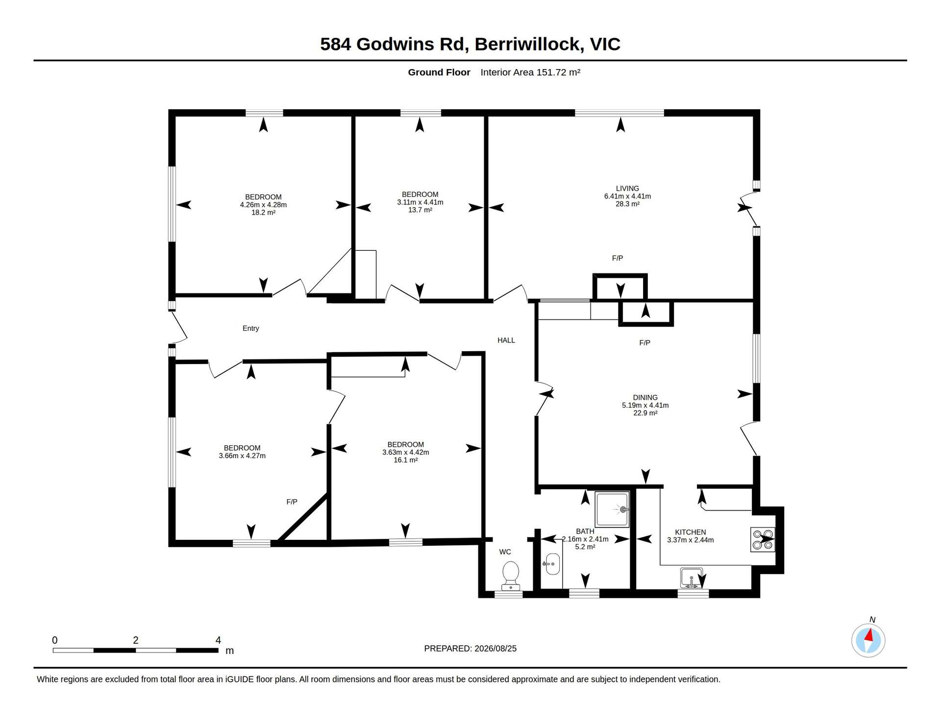 Lot 1/584 Godwins Road, Berriwillock For Sale by Farmbuy.com - floorplan 1