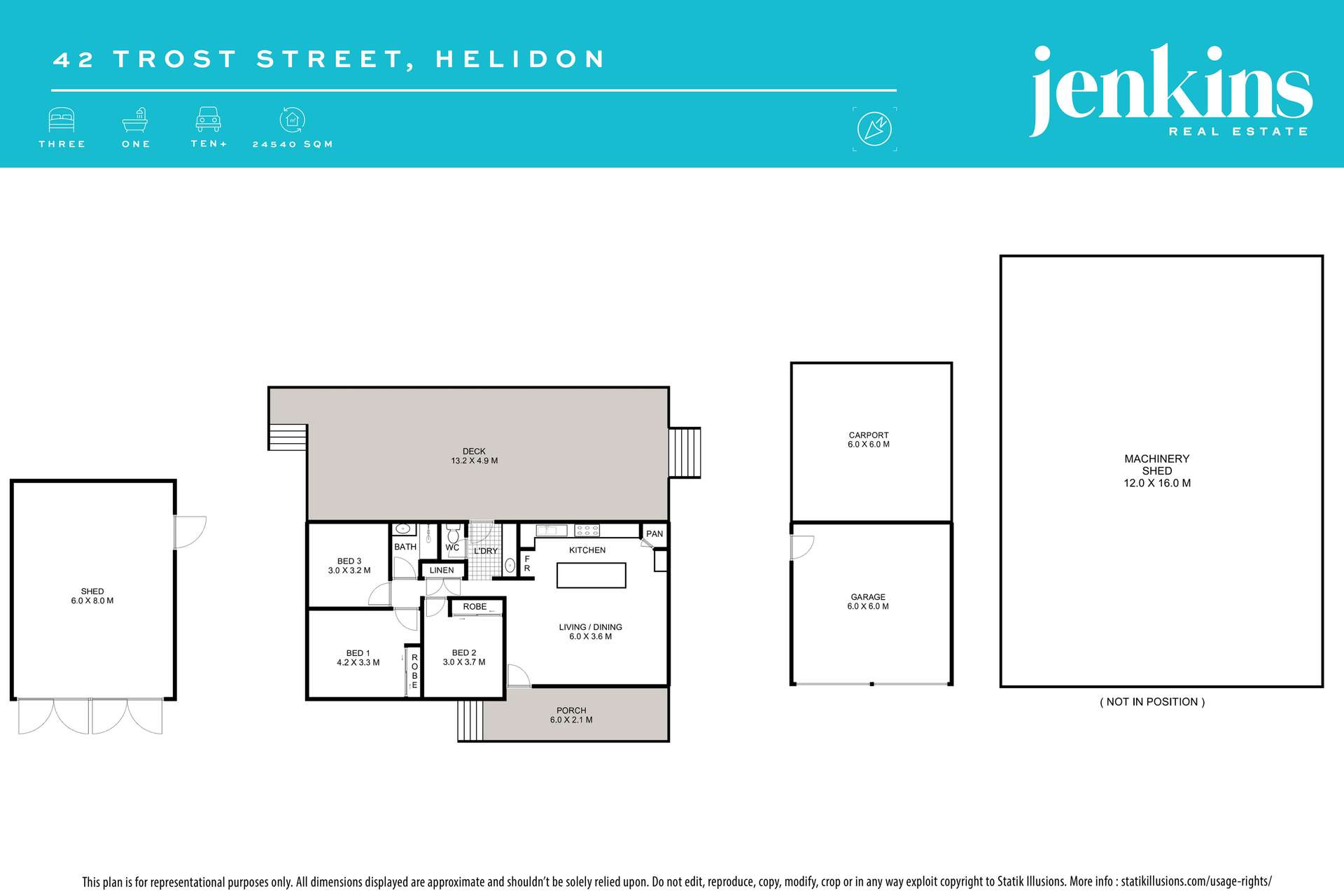 42 Trost Street, Helidon For Sale by Farmbuy.com - floorplan 1