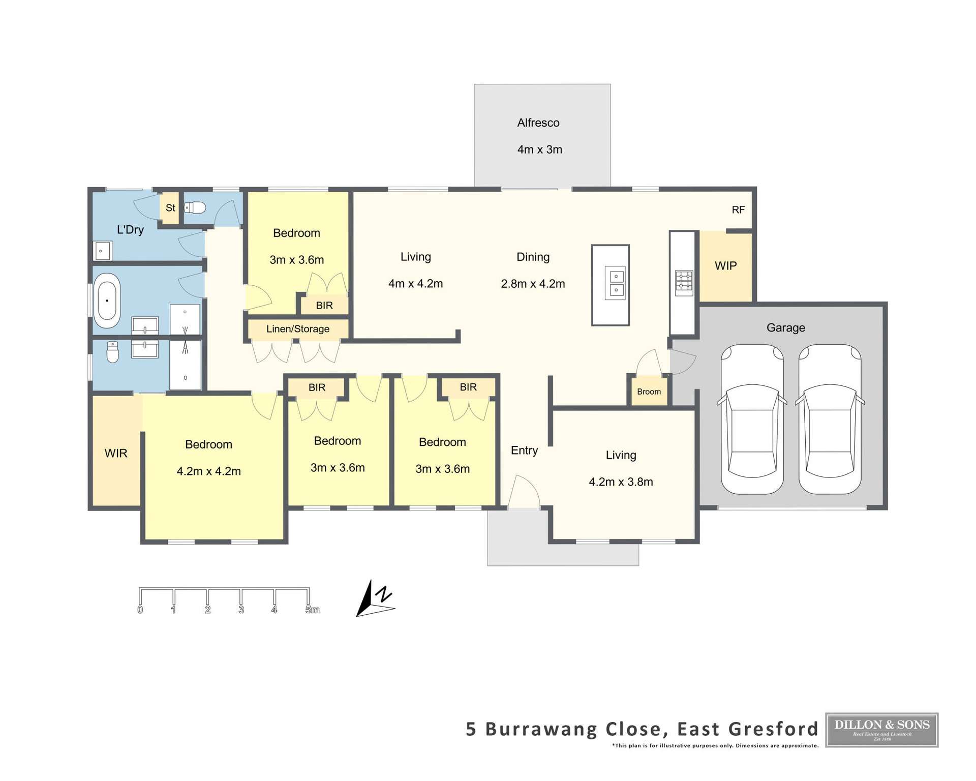 5 Burrawang Close, East Gresford For Sale by Farmbuy.com - floorplan 1