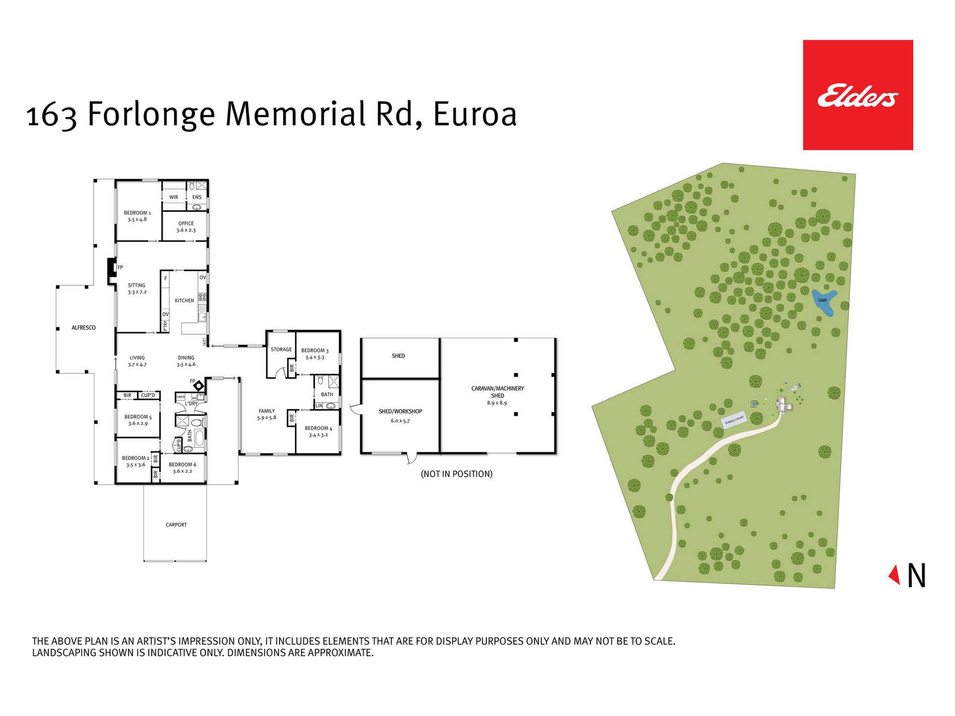 163 Forlonge Memorial Road, Euroa For Sale by Farmbuy.com - floorplan 1