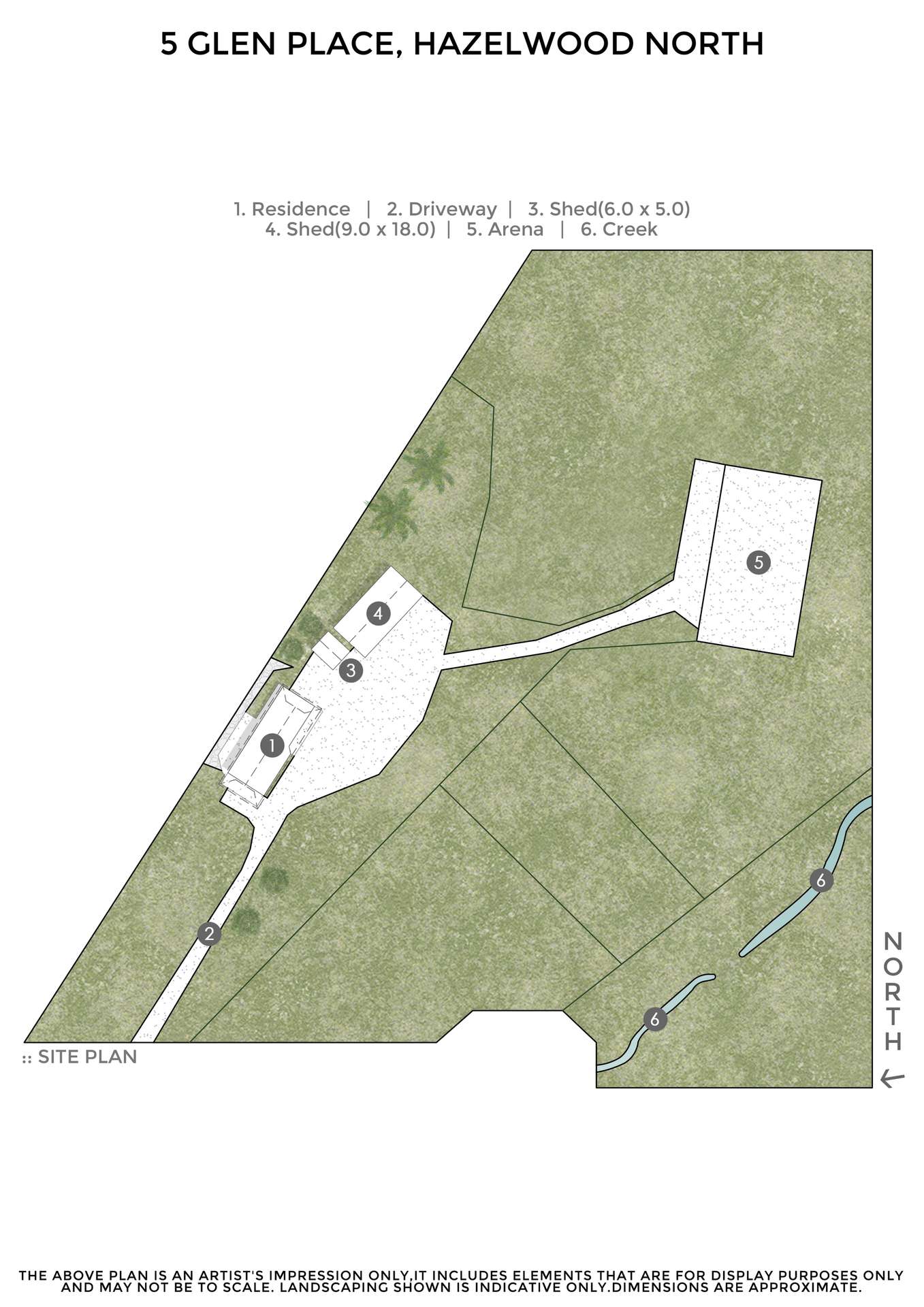 5 Glen Place, Hazelwood North For Sale by Farmbuy.com - floorplan 2