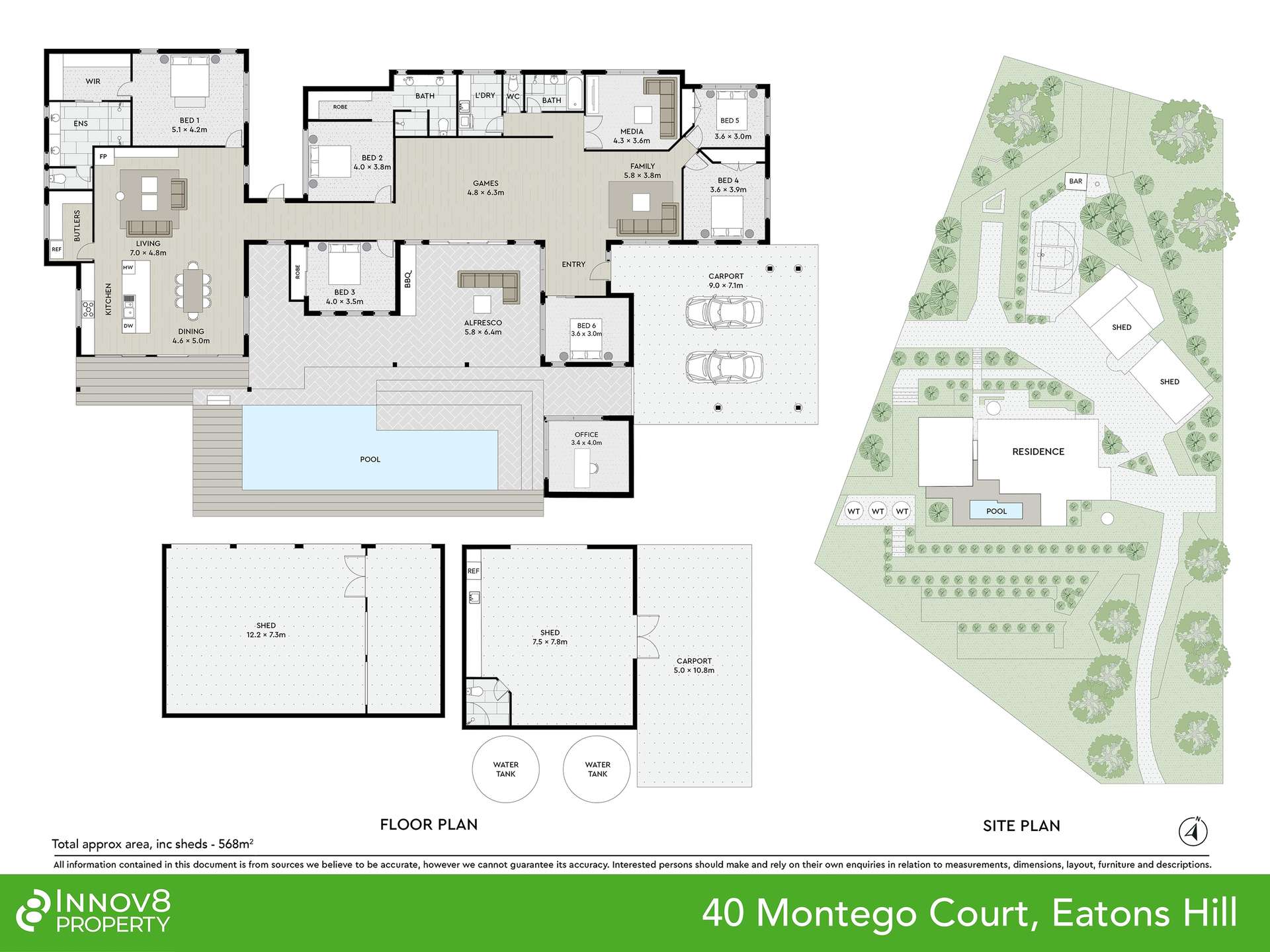 40 Montego Court, Eatons Hill For Sale by Farmbuy.com - floorplan 1
