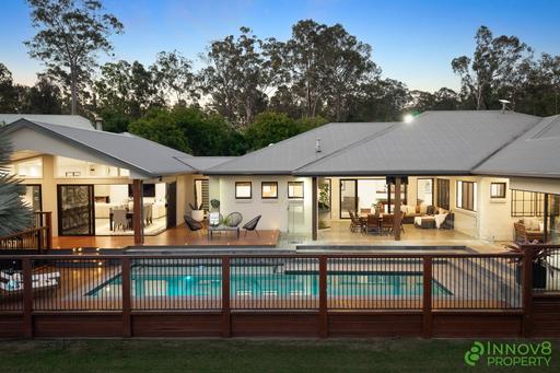 Farm For Sale - QLD - Eatons Hill - 4037 - Acreage Perfection Re-imagined! Incredible Residence on 8,011m2 With Pool, Pickleball Court, Sports Bar, Serious Sheds & Panoramic Views 