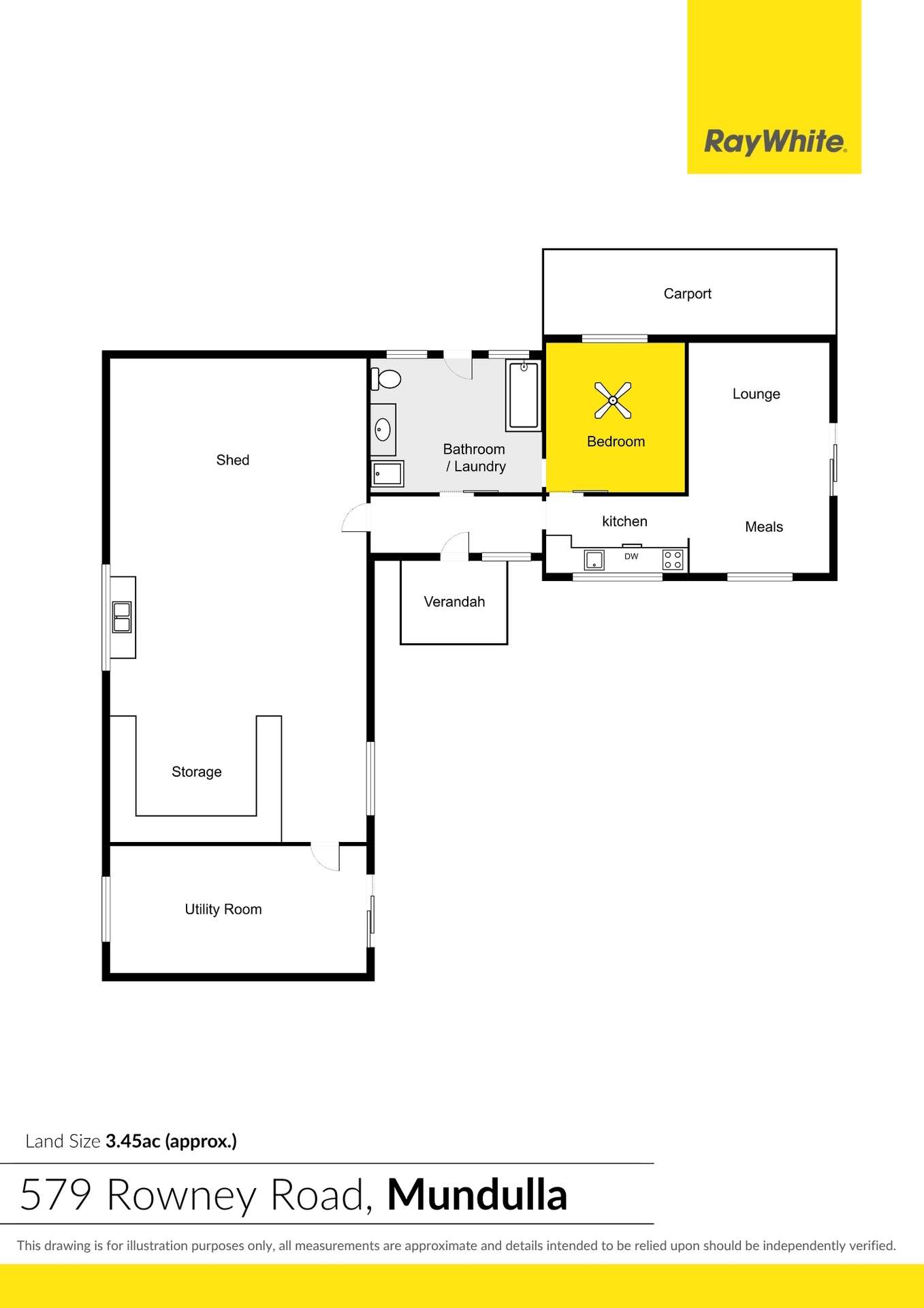 579 Rowney Road, Mundulla Auction by Farmbuy.com - floorplan 1