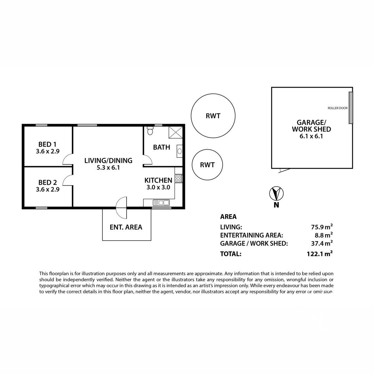 6709 Murraylands Road, Punyelroo For Sale by Farmbuy.com - floorplan 1
