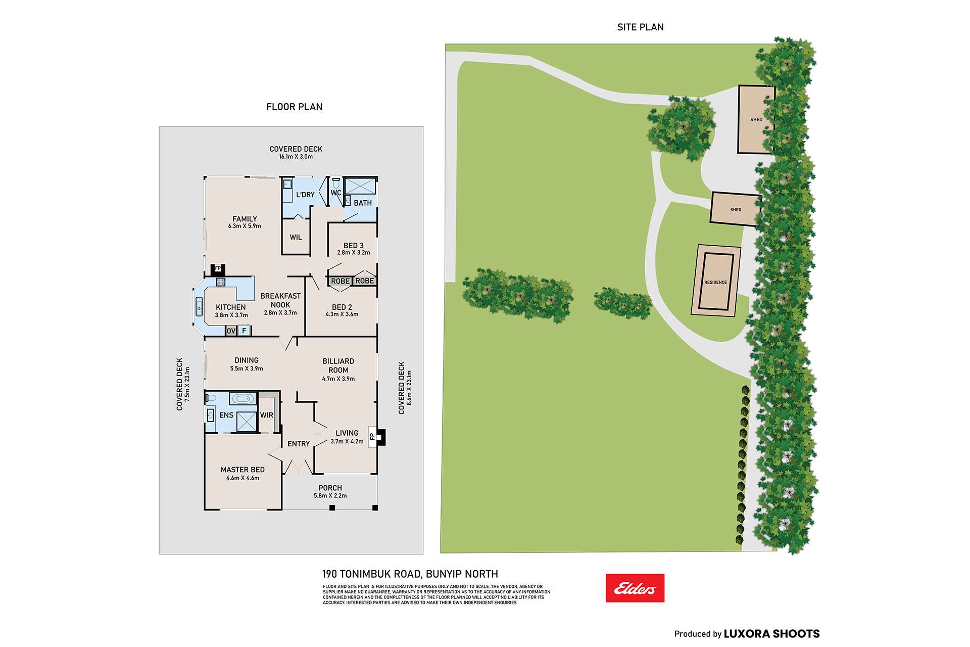 190 Tonimbuk Road, Bunyip North For Sale by Farmbuy.com - floorplan 1