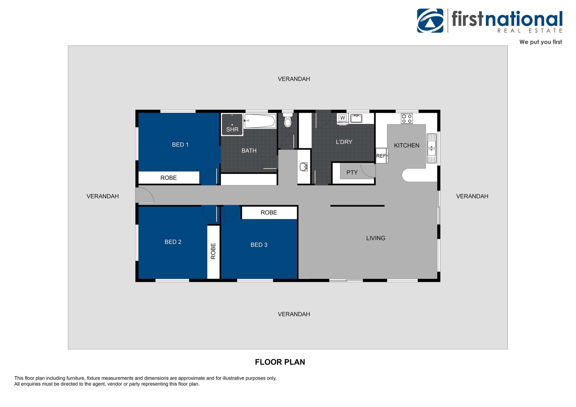 57 Anderson Road, Peeramon For Sale by Farmbuy.com - floorplan 1